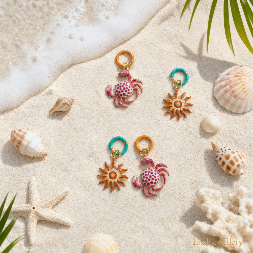 Losh Jewellery Summer Collection flatlay