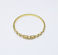 Losh jewellery Stainless Steel armband goud met mini steentjes