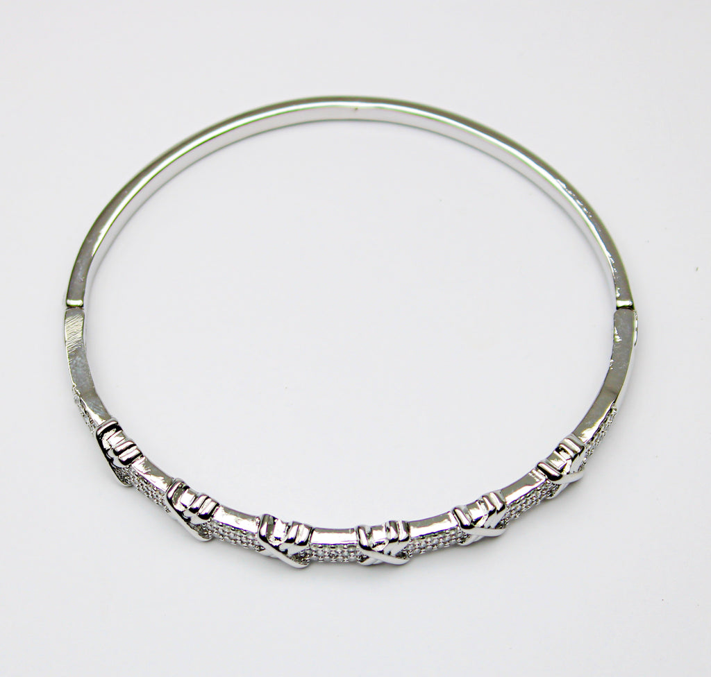 Silver Losh Jewellery X Bracelet