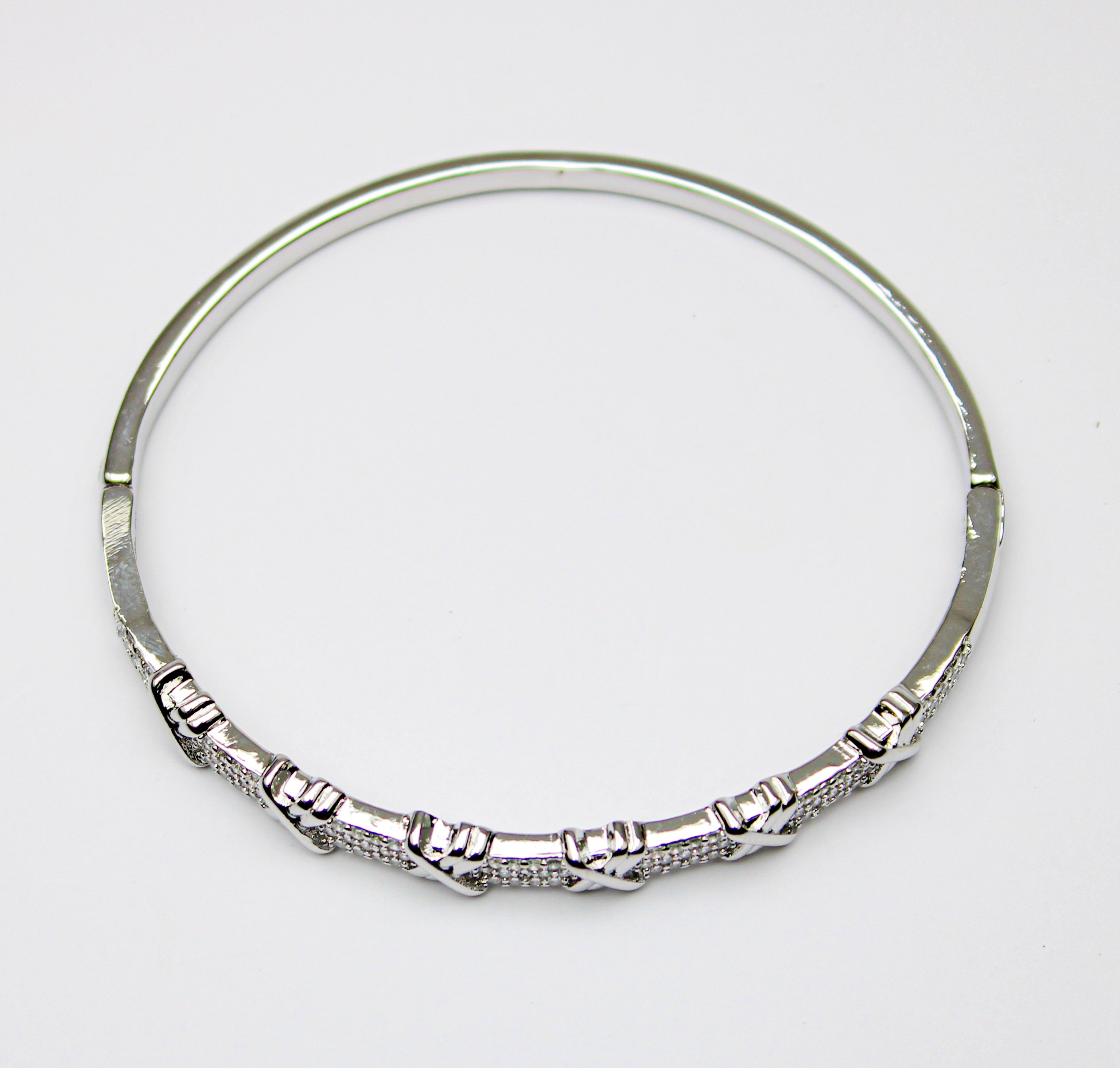 Silver Losh Jewellery X Bracelet