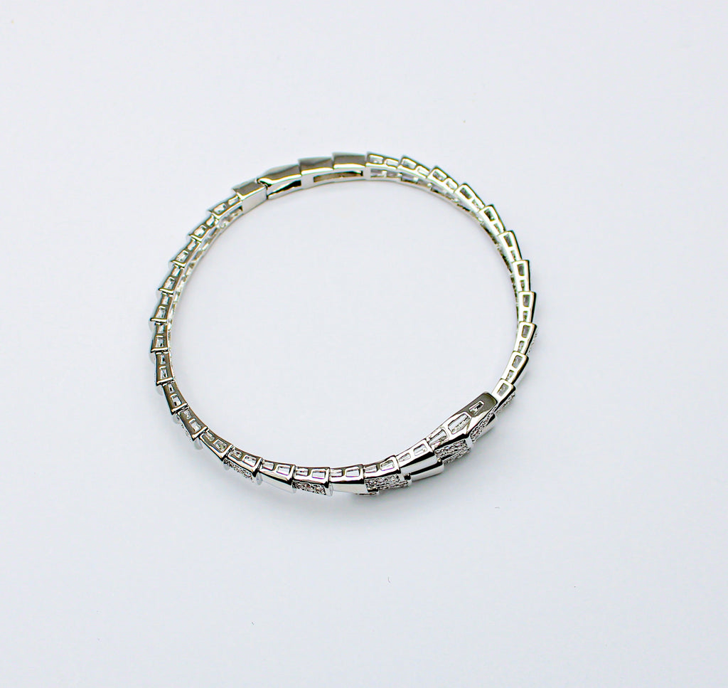 Silver Losh Jewellery Snake Bracelet