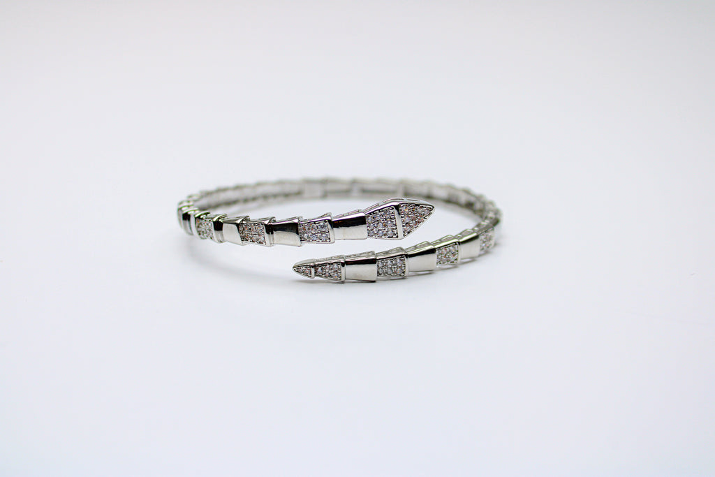 Silver Losh Jewellery Snake Bracelet