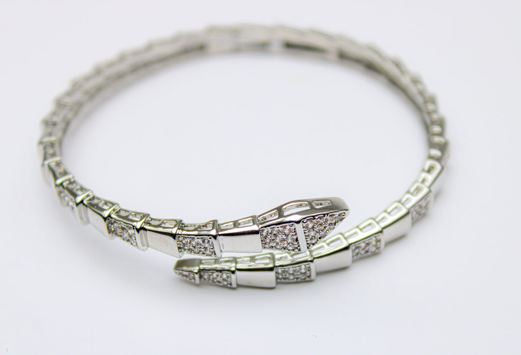 Silver Losh Jewellery Snake Bracelet