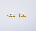 losh jewellery  snake oorbellen goudkleurig