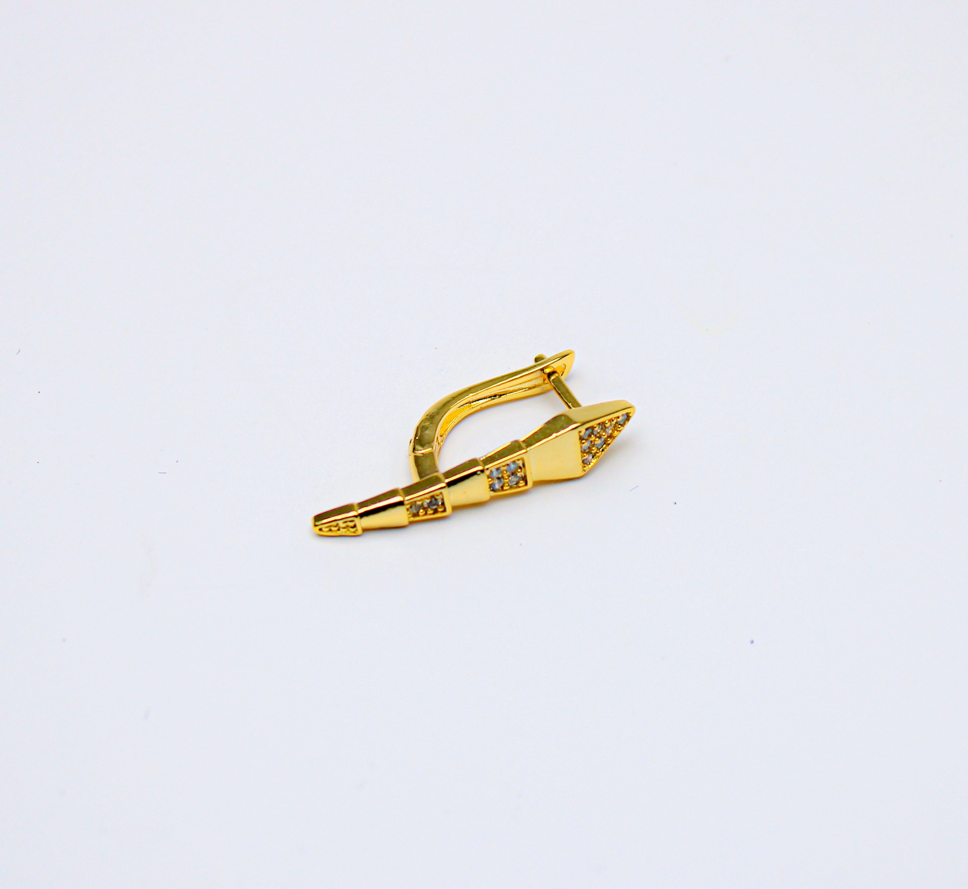 losh jewellery  snake oorbellen goudkleurig