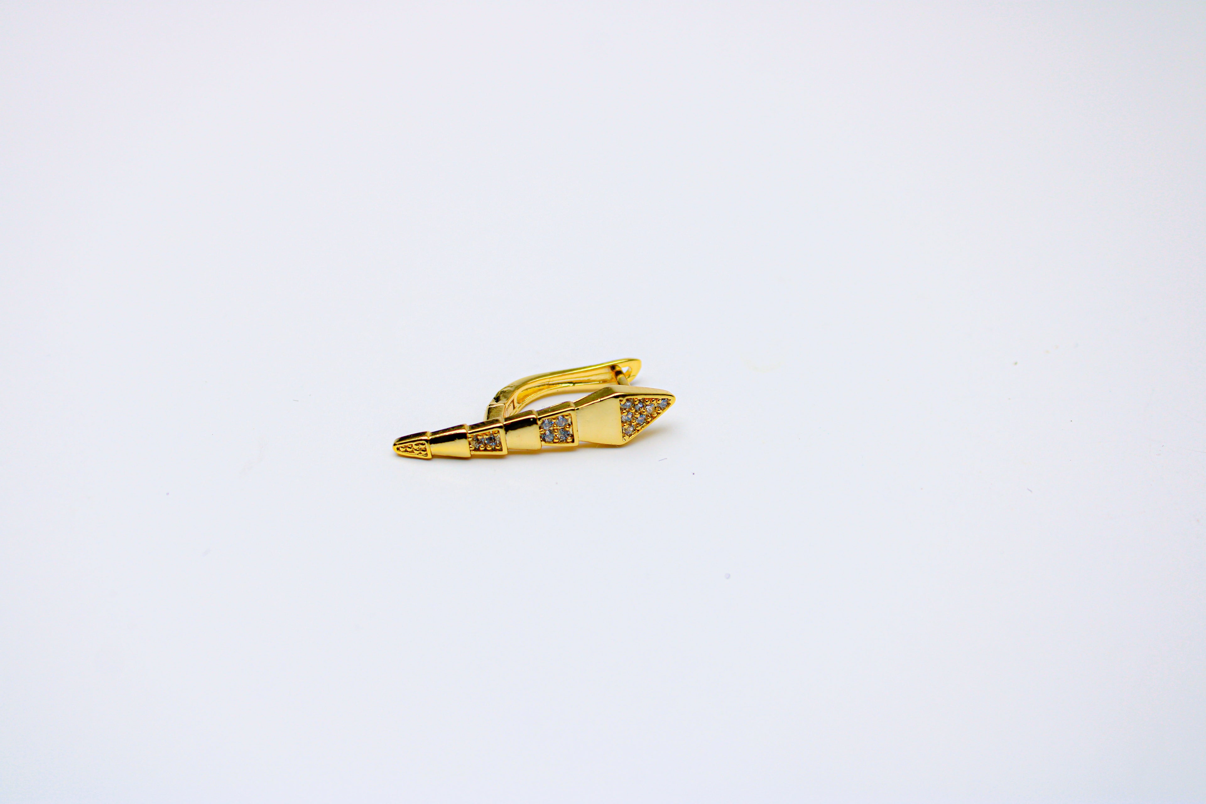 losh jewellery  snake oorbellen goudkleurig