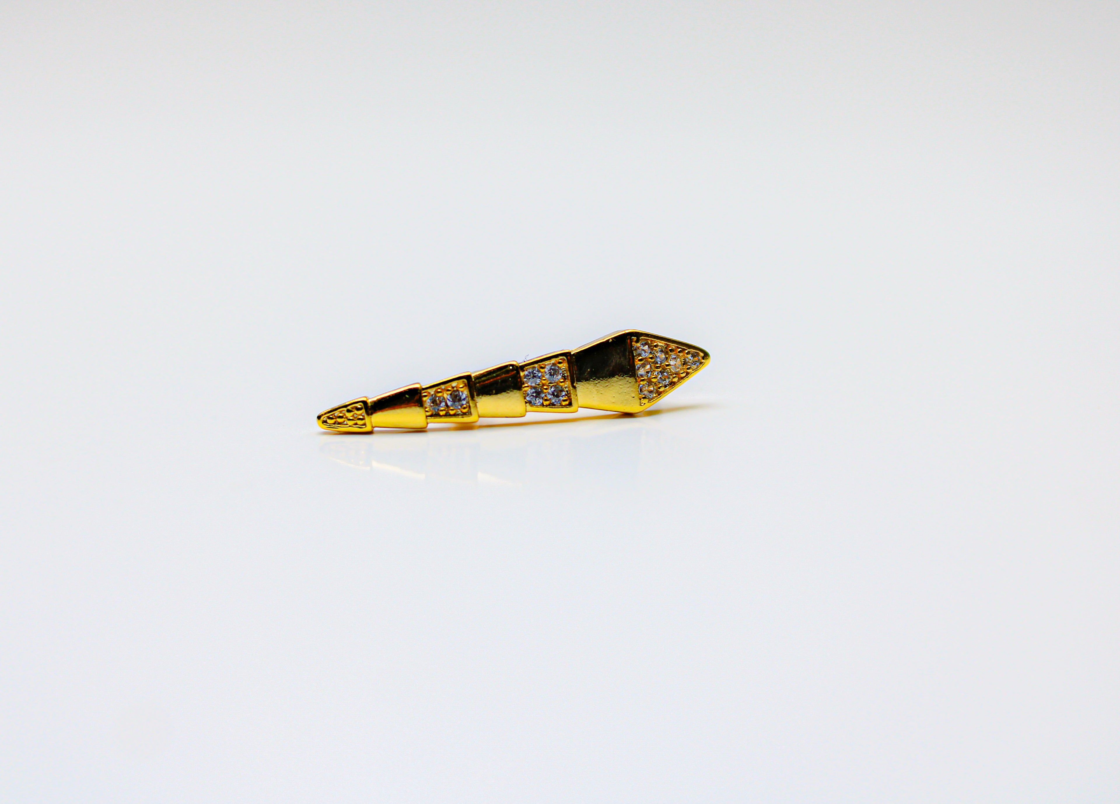 losh jewellery  snake oorbellen goudkleurig