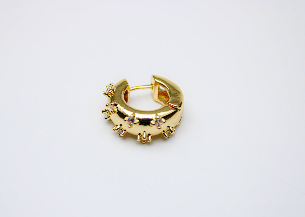 losh jewellery goudkleurig oorbellen basic met mini studs