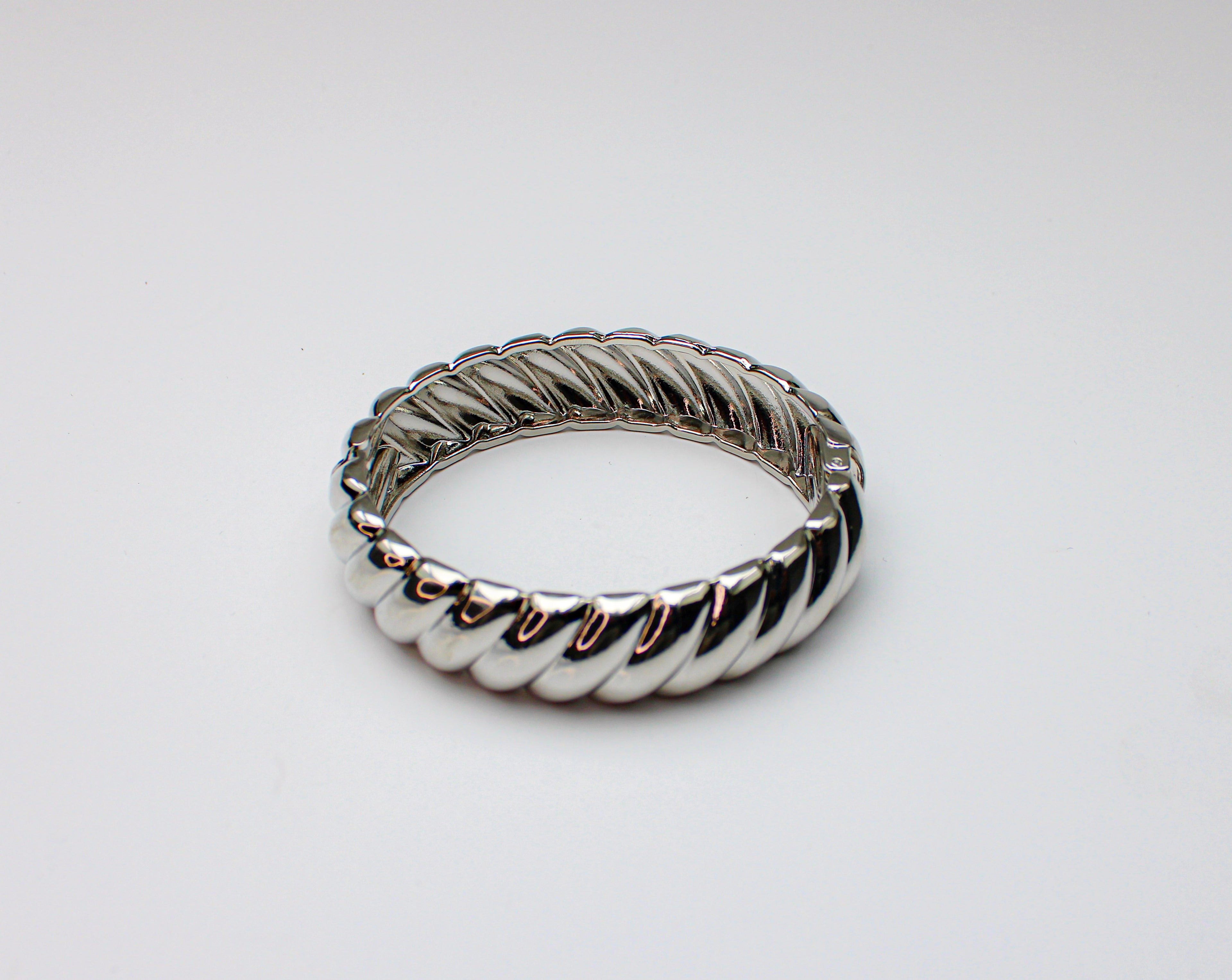 Losh jewellery twisted armband zilver kleurig
