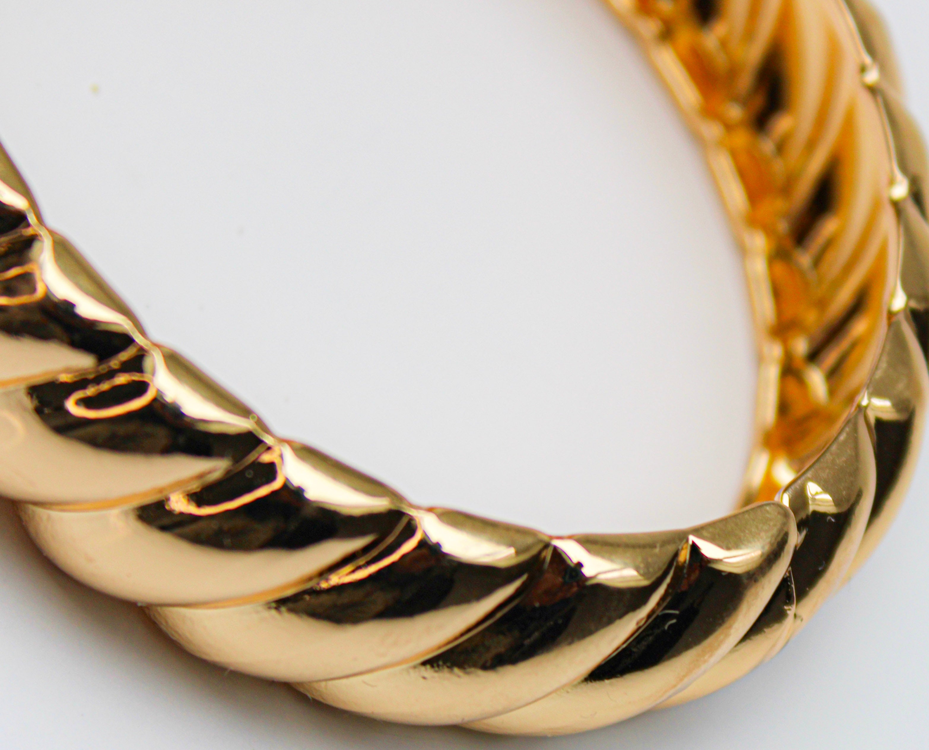 Losh jewellery twisted armband goud kleurig