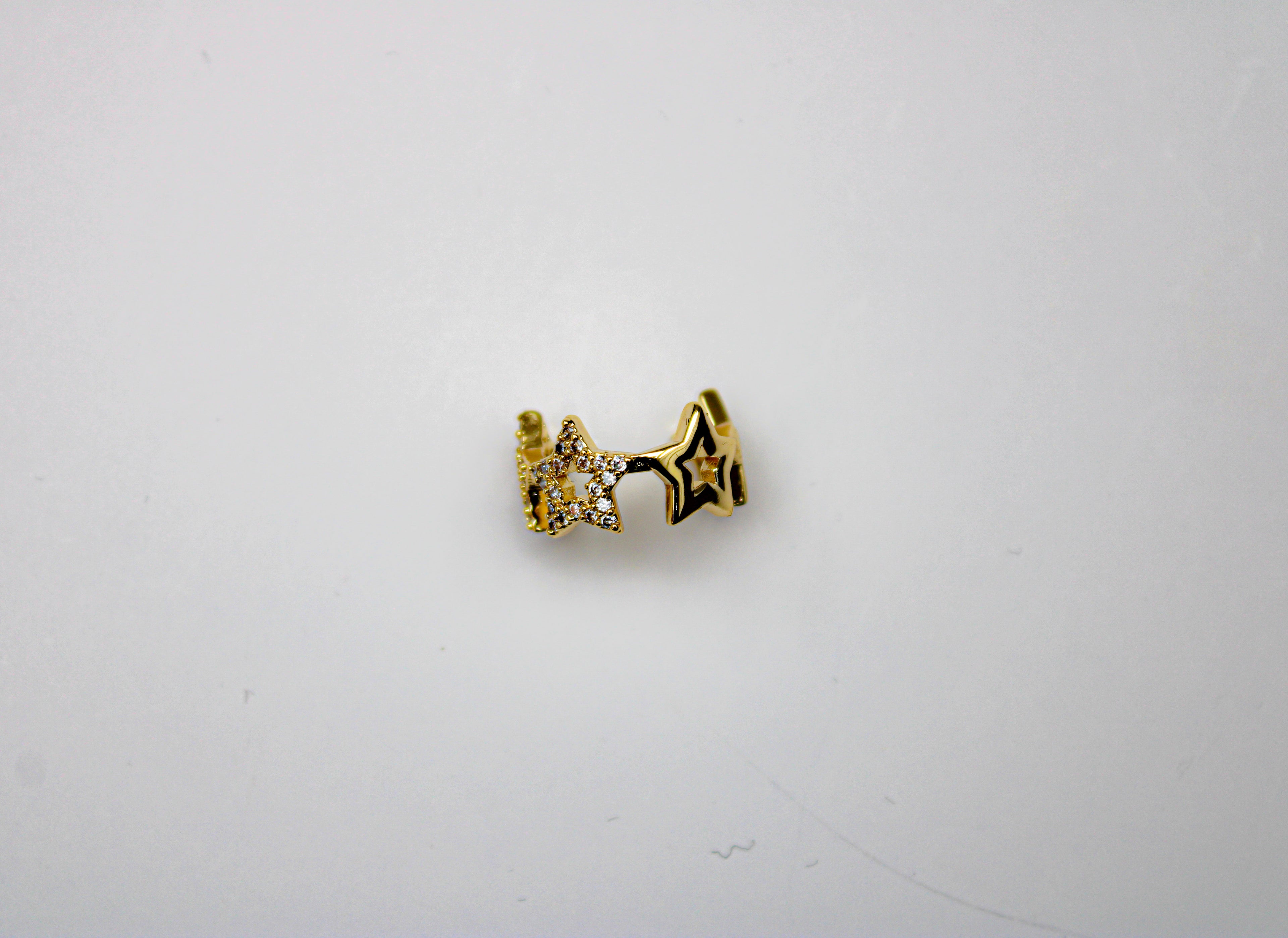 losh jewellery earcuff 4 sterren