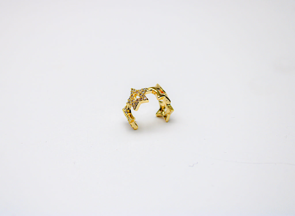 losh jewellery earcuff 4 sterren
