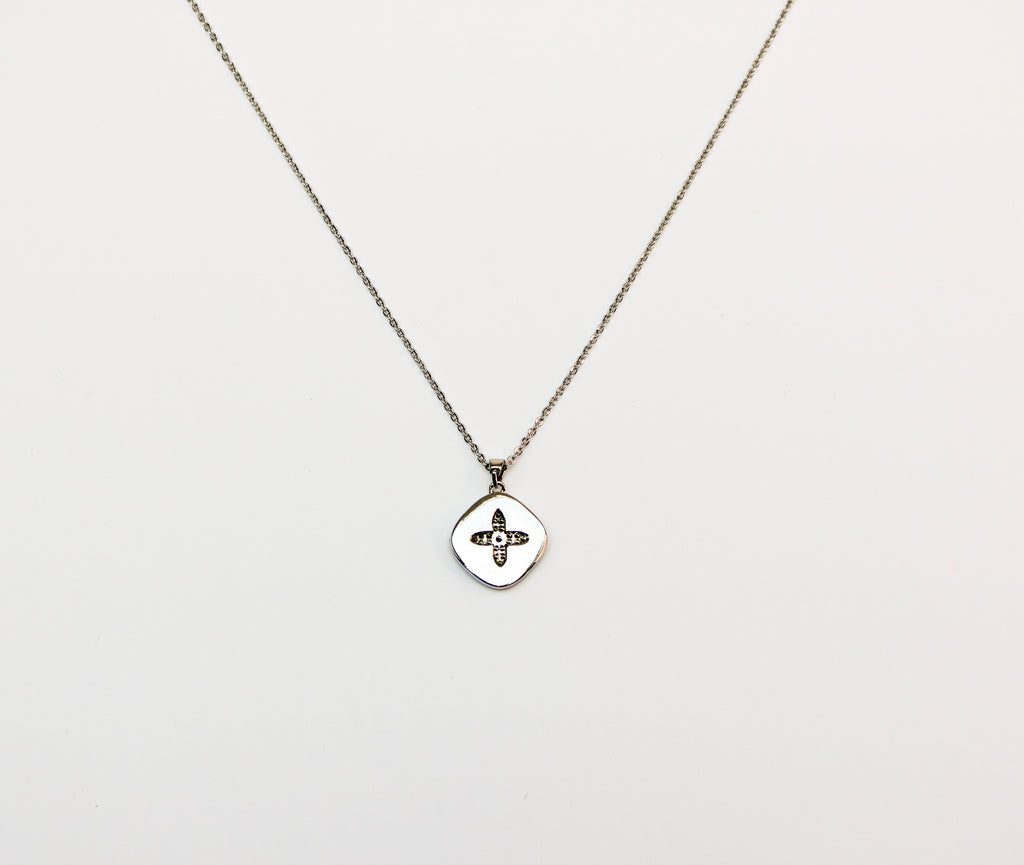 losh jewellery zilver kleur met mini hanger