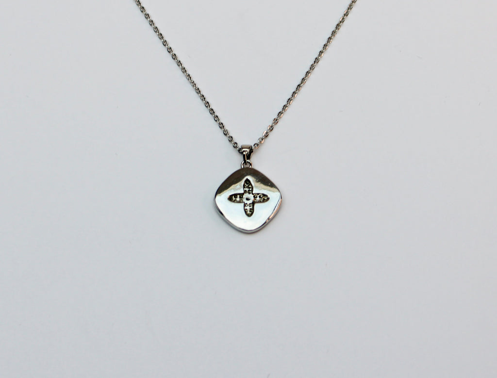 losh jewellery zilver kleur met mini hanger