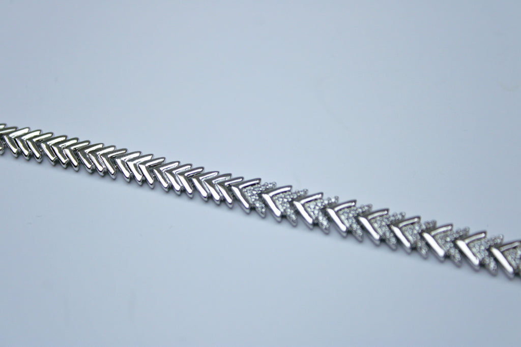 losh jewellery zilver visgraad armband