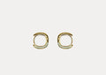 losh jewellery wit met goud kleur mix oorbellen